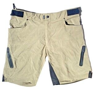 ZOIC Shorts Mens XXL Cargo Ether Mountain Biking Unlined Adjustable Waist Brown